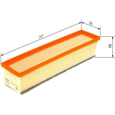 Vzduchový filtr BOSCH F 026 400 598 – Sleviste.cz