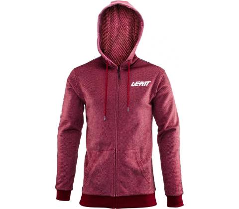 Leatt mikina Premium Ruby