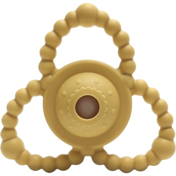 Lorelli Силиконова гризалка-дрънкалка Lorelli Premium - Yellow (10210840001)