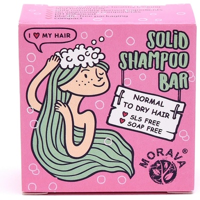 MORAVA® Solid Shampoo Bar For Normal To Dry Hair Шампоан за коса унисекс 80gr