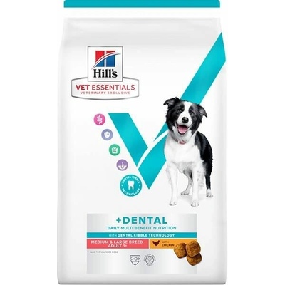 Hills VetEssentials Canine Dental Adult Med & Large Chicken Dry 0,7 l