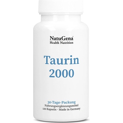NatuGena Мускулна и сърдечна функция - Таурин, 500 mg х 120 капсули (571001 (2018100) NTG)