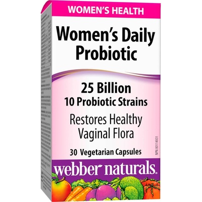 Webber Naturals Women’s Daily Probiotic, 30 веге капсули, Webber Naturals