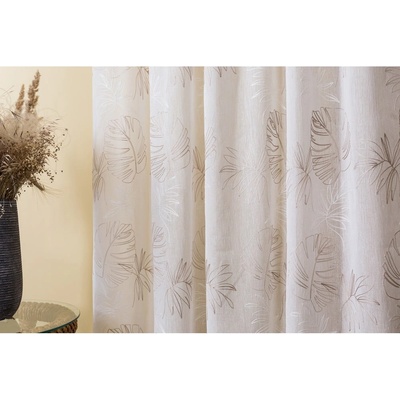 Mendola Fabrics Бежова завеса 140x260 cm Cybele - Mendola Fabrics (10-325CYBELE-C1-REJ)