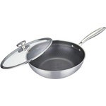 Goldmann 28 см иноксов Уок тиган с капак Goldmann Fusionhex Pro модел GM 1128-28WK (99gm1128wk)