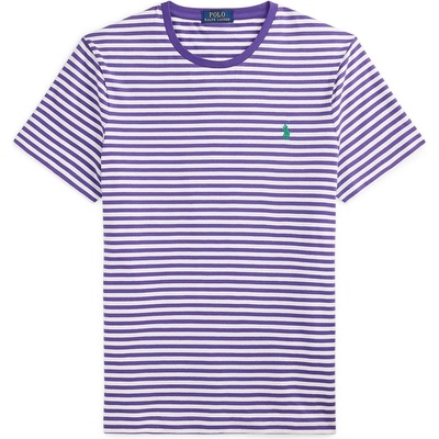 Ralph Lauren Polo Strp Custom T Sn62 - Purple/White