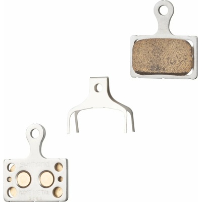 brzdové destičky SHIMANO K04S metal, v krabičce