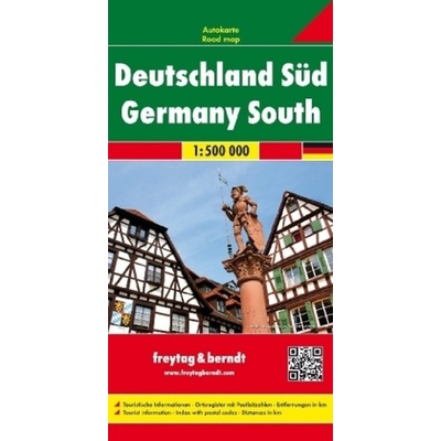 Freytag & Berndt Autokarte Deutschland Süd. Southern Germany. Allemagne du Sud; Germania meridionale