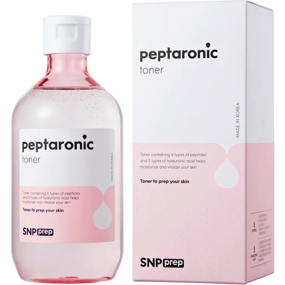 Snp Lab Prep Peptaronic Toner, хидратиращ тоник за лице с пептиди (8809458849566)