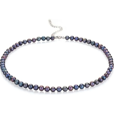 Swan Колие със сладководни черни перли 6.5-7mm R0436NB Swan