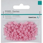 Deepcool Силоконови пиксели DeepCool PIXEL, 5.4 x 5.4 x 4 мм, 100 броя, кутии с пиксел дизайн, розови (R-PIXEL-PK100-G-1)