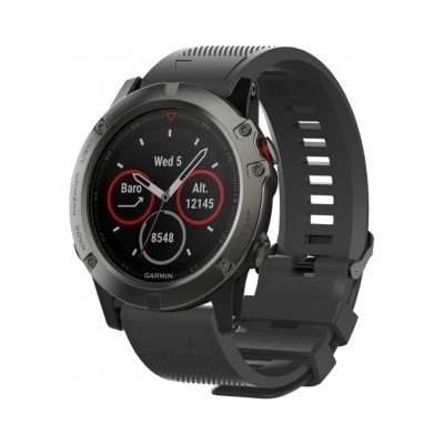 Tactical 668 Silikonový řemínek pro Garmin Fenix 5X/6X QuickFit 26mm Black, 2453165