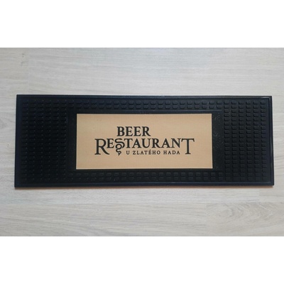 M+A Matting Gumová barová podložka s vlastním designem 500 x 100 x 4 mm cena za ks / při koupi ks: 80-99