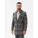 Ombre Clothing pánský kabát Isiten C431 černá