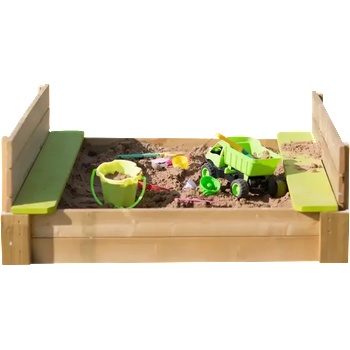 Image 1 of WendiToys Пясъчник Deluxe с капак и пейки