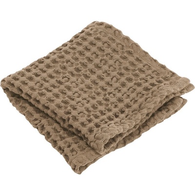 Blomus Caro vaflový ručník pro hosty hnědý 30 x 30 cm set 2 ks