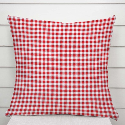 Biante Sandra SA-056 Červeno-biele kocky 35 x 45 cm