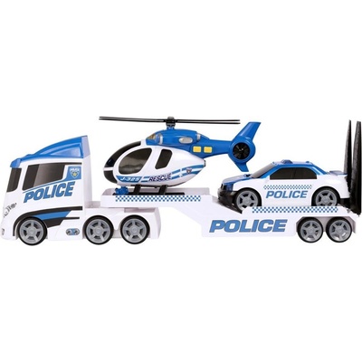 Alltoys Teamsterz policejní přeprava helikoptéry se zvukem a světlem