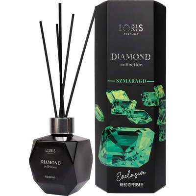 Loris Diamond Smaragd Tyčinky Difuzér 110 ml