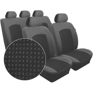 SIXTOL Калъфи за Seat Leon, от 1999 - 2006 г. , 5 врати, спортни седалки, Dynamic Graphite 8961-D2