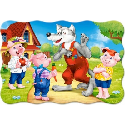 Castorland Maxi Tři malá prasátka 20 dielov
