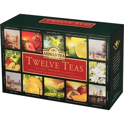 Ahmad Tea Čajová kolekcia Twelve Teas 60 sáčkov