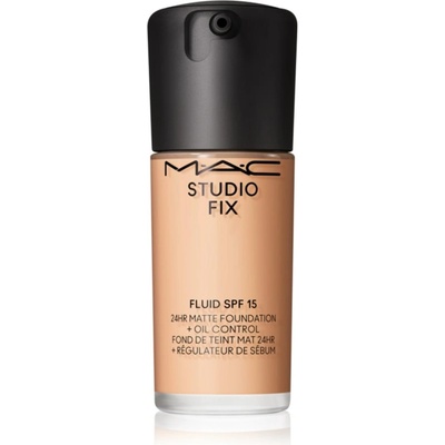 MAC Cosmetics Studio Fix Fluid SPF 15 24HR Matte Foundation + Oil Control матиращ фон дьо тен SPF 15 цвят C4 30ml