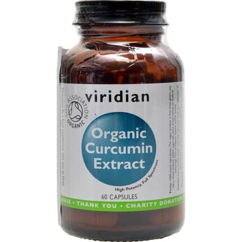 Viridian Organic Kurkumin extrakt 60 kapslí