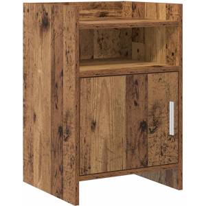 vidaXL Нощни маси Старо дърво 40 x 36 x 60 см Инженерна дървесина (8011047)