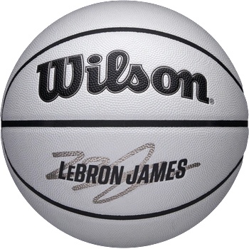 Wilson Баскетболна топка за открито, размер 7 - wilson nba player icon uv - lebron james