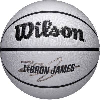 Wilson Баскетболна топка за открито, размер 7 - wilson nba player icon uv - lebron james