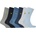 Lyle and Scott Чорапи Lyle and Scott Men's Victor Crew Socks - Bue/Blue/Grey