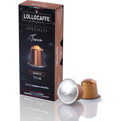 Lollo Caffé Terra Espresso алуминиеви кафе капсули за NESPRESSO® 10 бр