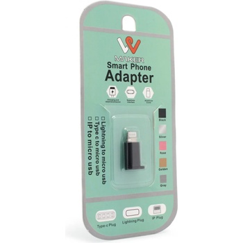 Image 1 of Адаптер Micro USB към Lightning черен