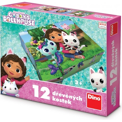 Dino licenční kostky Gábi 12 kostek