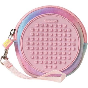 Pixie Crew Чанта кръг, розова, Сърце и лапи 50 пиксела