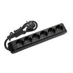 Panasonic РАЗКЛОНИТЕЛ 6ГНЕЗДА 1.5М ЧЕРЕН panasonic (8691136119166)