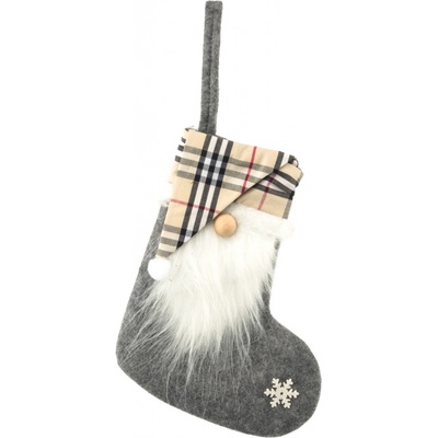 VIANOČNÁ PONOŽKA závesná Mikuláš FAREBNÁ 22x16cm