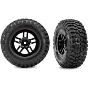Traxxas колело 2.2/3.0", диск SCT Split-Spoke черен, гума BFGoodrich Mud-Terrain T/A KM2 (2)