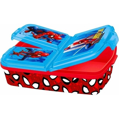 Stor Svačinový box s přihrádkami Spider-Man 90423