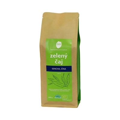 Fairobchod Bio zelený čaj Sencha z Číny 200 g