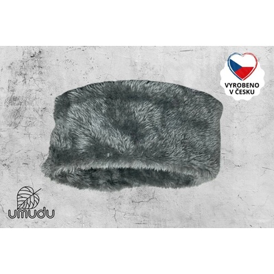 umudu Zimní hřejivá Soft Fur Grey ručně šitá v Česku
