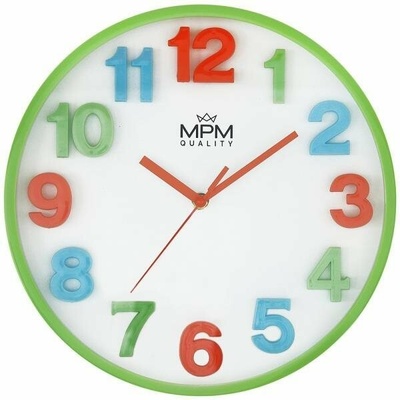 MPM - Nástenné plastové hodiny E01.4186.40