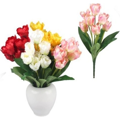 Umelá kytica tulipány ružové 45 cm
