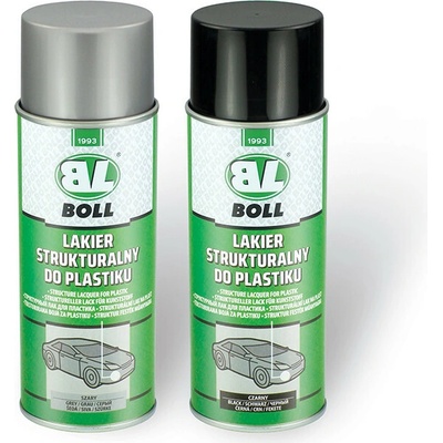 Boll 001400 strukturální lak na plast 400ml černá