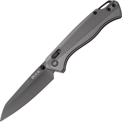 Buck Ferrox, Silver D2, Aluminum, Crossbar lock BU-0698GYS