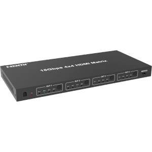 EVOCONNECT Матричен комутатор HDMI 2.0 4x4 с дистанционно управление (HDCVT-HDC-MXB44C)