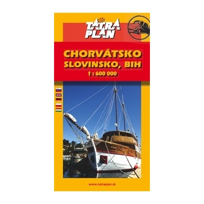 Chorvátsko Slovinsko Bosna Hercegovina 1:600 t.