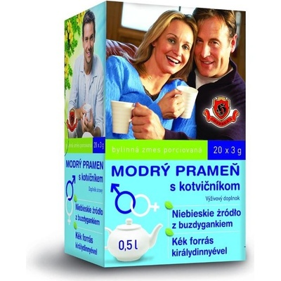 Herbex Modrý pramen s kotvičníkem 20 x 3 g