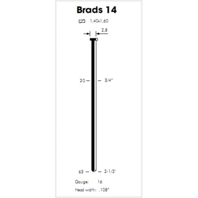 Bredy OMER 14 / 50 SS 304 hrebik_omer_14_50ss304